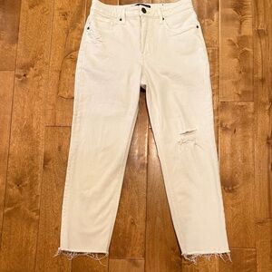 Kut from the Kloth Cream Ankle Jeans NWOT